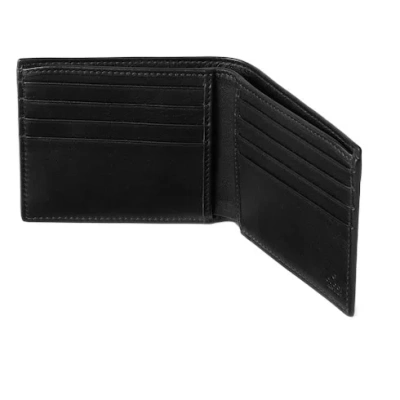 Gucci Bi-fold Wallet Gg Marmont Black Men