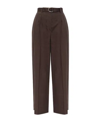 Helmut Lang High-waisted Belted Trousers