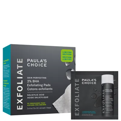 Paula's Choice Skincare Paula's Choice 2% Bha Exfoliating Pads Coton Exfoliants