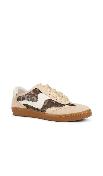 Dolce Vita Notice Mesh Sneakers Lt Leopard Mesh In Brown