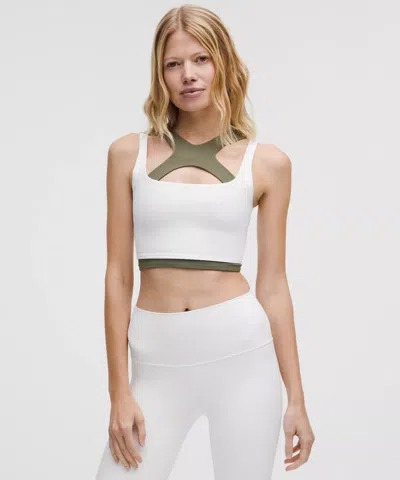 Lululemon Bend This Ribbed Scoop And Square Bra Light Support, A-c Cups