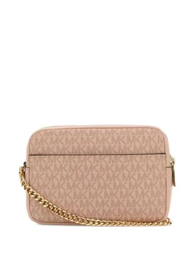 Michael Michael Kors Michael By Michael Kors Pink Canvas Medium Bryant Shoulder Bag