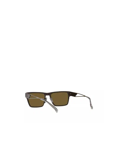 Prada Eyewear Rectangular Frame Sunglasses In Brown