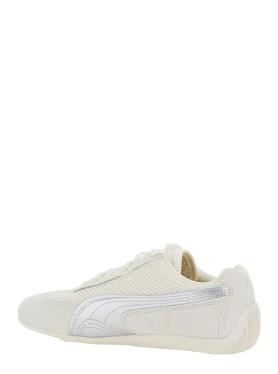 Puma Speedcat Beige Low Top Sneakers With Logo Patch On The Tongue And Formstrip Logo Detail On The Sidei In Multi