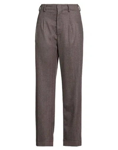 True Avenue Woman Pants Brown Size 32 Polyester, Viscose, Elastane