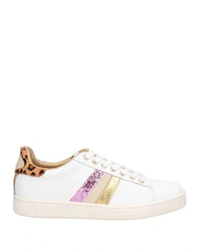 Serafini Woman Sneakers Gold Size 6 Leather
