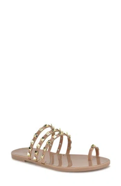 Nine West Centy Studded Toe Loop Sandal
