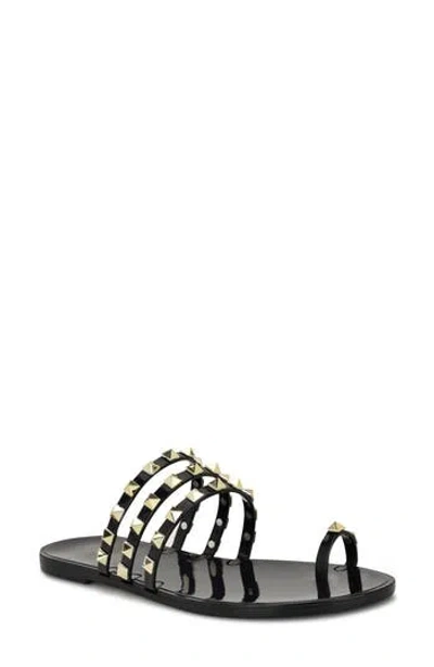 Nine West Centy Studded Toe Loop Sandal
