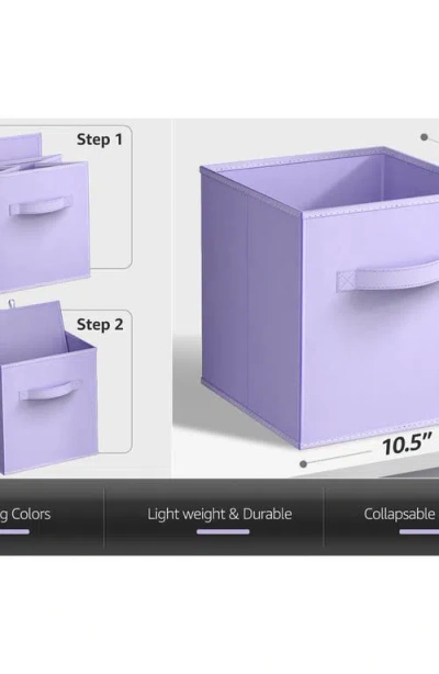 Sorbus 8-pack Foldable Storage Cube Bins