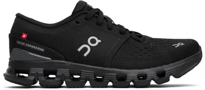 On Cloud X 4 Trainers In Black