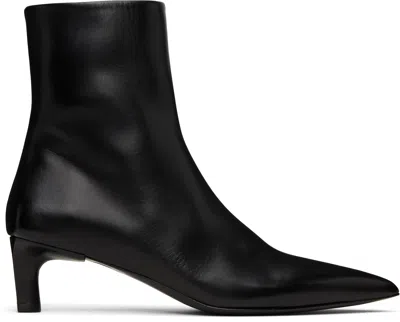 Marsèll Aculeo Basalt Pointed-toe Kitten-heel Boots