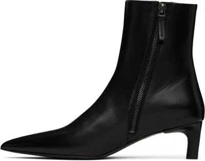 Marsèll Aculeo Basalt Pointed-toe Kitten-heel Boots