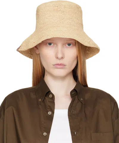 Rag & Bone Beige Jade Rollable Bucket Hat