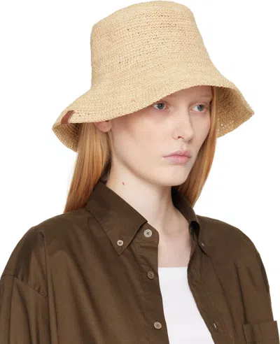 Rag & Bone Beige Jade Rollable Bucket Hat