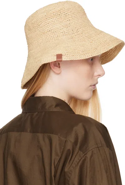 Rag & Bone Beige Jade Rollable Bucket Hat