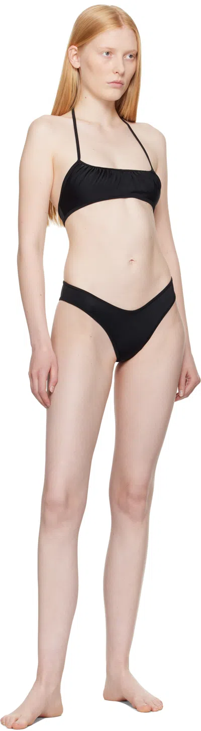 Belle Black Calla Bikini Bottom