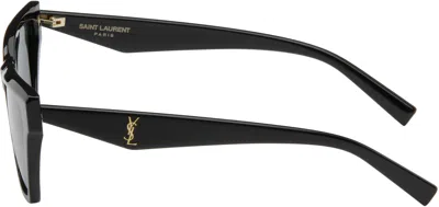 Saint Laurent Sl M103 Black Gray Crystal Sunglasses