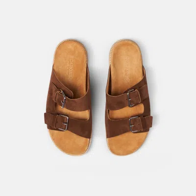 Scarosso Enea Buckled Slip-on Sandals In Multi