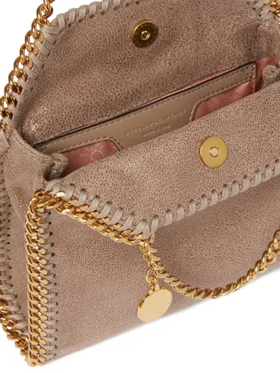 Stella Mccartney Hexagonal-shaped Textured Bag With Chain Strap