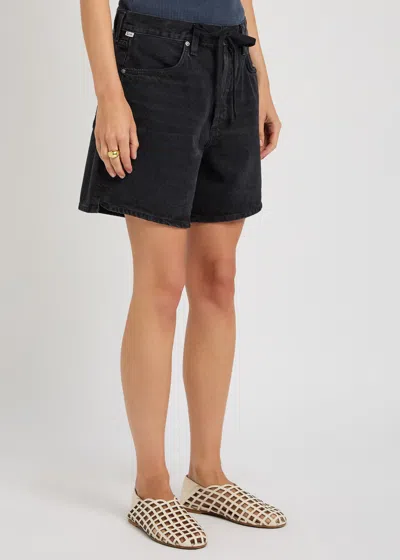 Citizen Of Humanity Brynn Drawstring Organic Cotton Denim Shorts