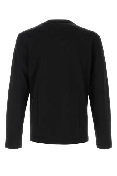 Dolce & Gabbana Cotton Crew Neck T-shirt With Long Sleeves In Multi
