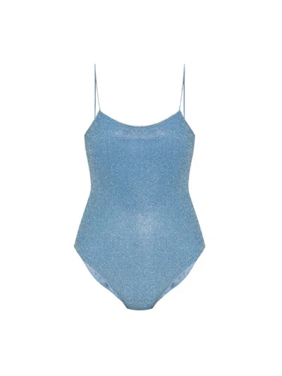 Oseree Shimmering Open Back Swimsuit