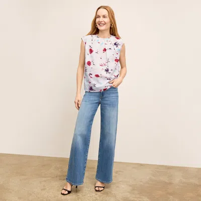 M.m.lafleur The Nika Summer Friday Top - Printed Voile