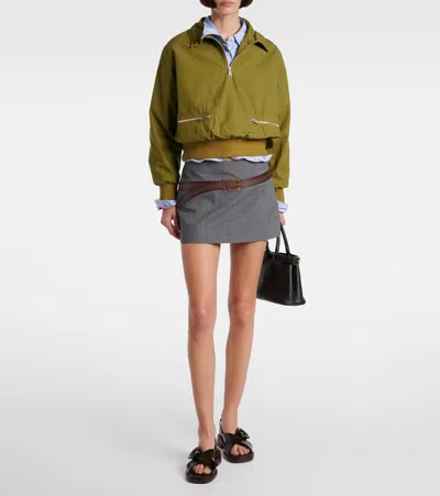 Prada Brused Leather Sandals