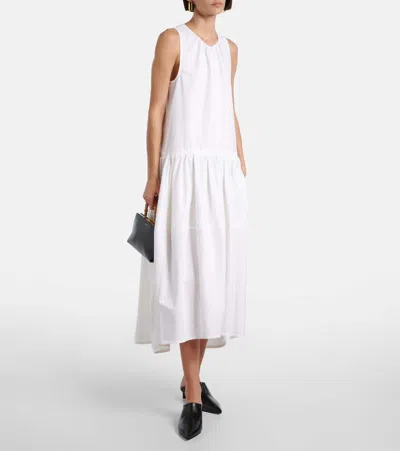 Jil Sander Leather Mules In Black