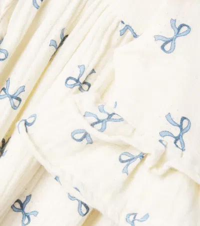 Konges Sløjd Coco Printed Cotton Playsuit In White