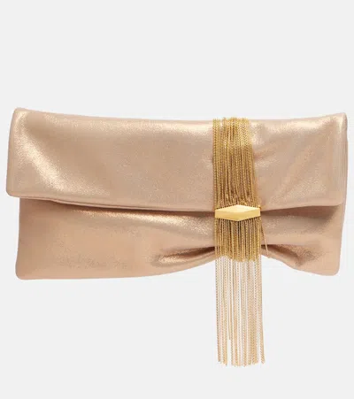 Jimmy Choo Zandra Small Embellished Suede Clutch