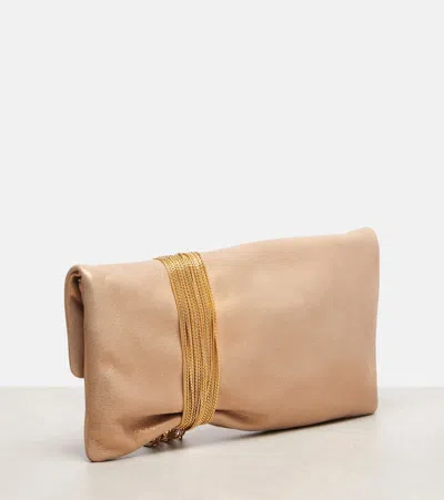 Jimmy Choo Zandra Small Embellished Suede Clutch