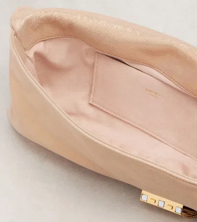 Jimmy Choo Zandra Small Embellished Suede Clutch