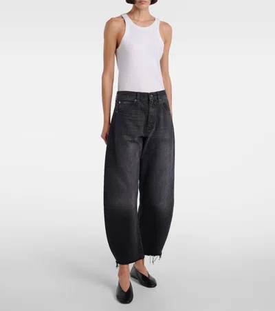 Frame The Bubble Crop Jean In Black