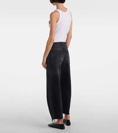 Frame The Bubble Crop Jean In Black