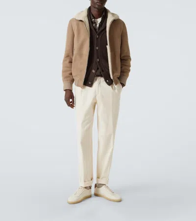 Brunello Cucinelli Leather Low-top Sneakers Rubber Sole