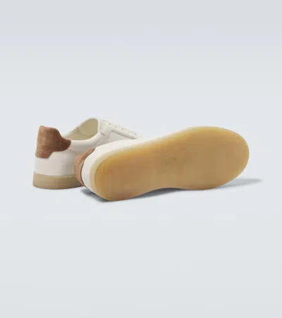 Brunello Cucinelli Leather Low-top Sneakers Rubber Sole