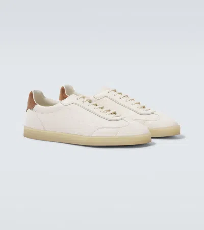 Brunello Cucinelli Leather Low-top Sneakers Rubber Sole