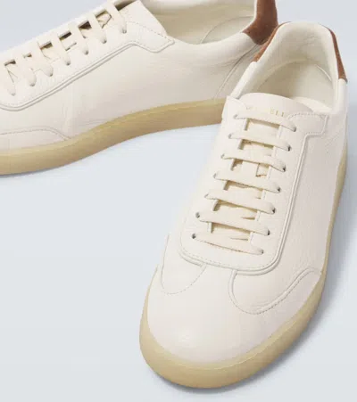 Brunello Cucinelli Leather Low-top Sneakers Rubber Sole