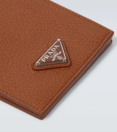 Prada Logo Leather Wallet