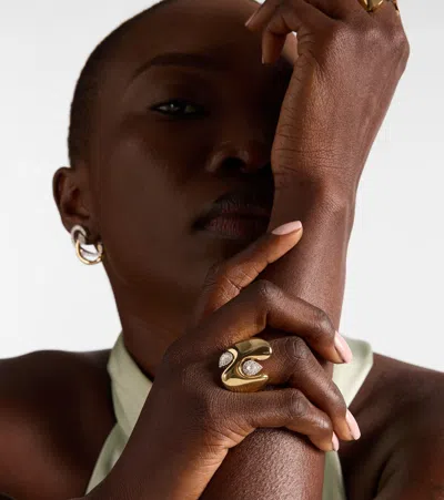 Yeprem 18kt Gold Ring With Diamonds