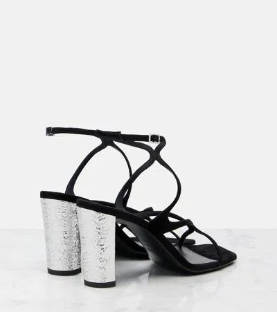 Jimmy Choo Azie 85 Embellished Suede Sandals