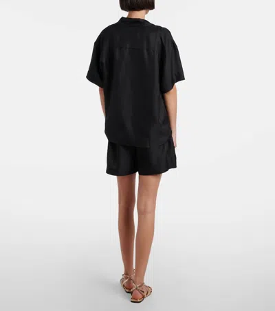 PRAGUE真丝斜纹布衬衫