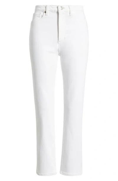 Frame The Pencil Crop High Waist Ankle Slim Straight Leg Jeans