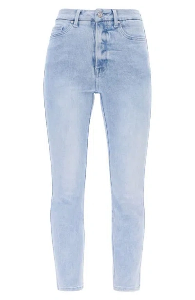 Bayeas High Waist Slim Straight Leg Jeans