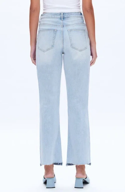 Bayeas High Waist Slim Straight Leg Jeans