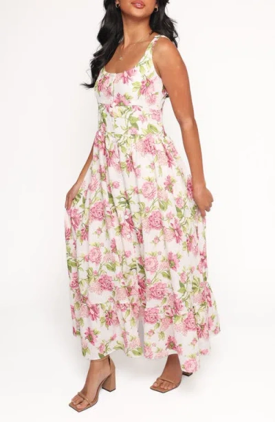 Petal And Pup Petal & Pup Tullia Floral Maxi Dress In Pink