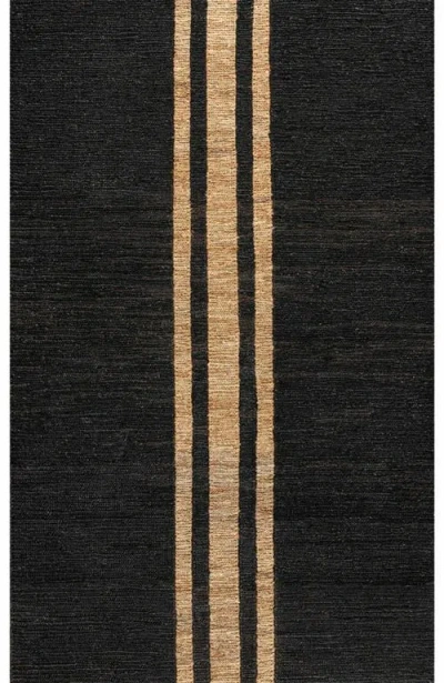 Jonathan Y Olivier Rustic Beach House Wide Ticking Stripe Jute Area Rug