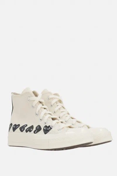 Comme Des Garçons Play X Converse Comme Des Garcons Play Converse Sneakers Ivory