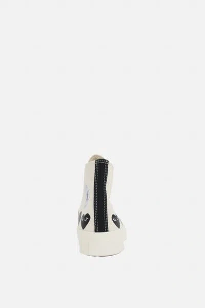 Comme Des Garçons Play X Converse Comme Des Garcons Play Converse Sneakers Ivory